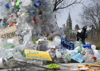 The world produces 57 million tons of plastic pollution annually