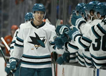 Defenseman injured in San Jose Sharks’ shootout loss to Anaheim Ducks