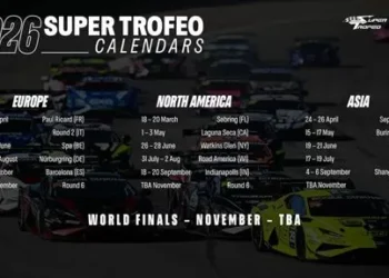 2026 Lamborghini Super Trofeo Asia, Europe and North America calendars unveiled