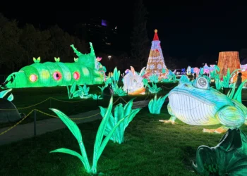 San Jose Holiday Lights event has Discovery Meadow glowing